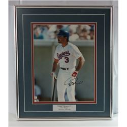 RAFAEL PALMEIRO AUTOGRAPHED 8 X 10 PHOTO   CUSTOM FRAMED