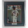 Image 1 : RAFAEL PALMEIRO AUTOGRAPHED 8 X 10 PHOTO   CUSTOM FRAMED