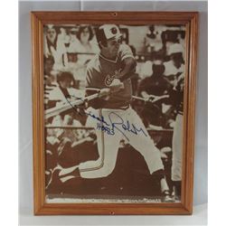 BROOKS ROBINSON AUTOGRAPH SEPIA PHOTO 11 x 14, NO COA