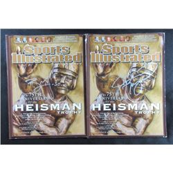 2-Autographed Sports Illustrated Johnny Manziel & Braxton Miller