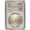 Image 1 : 2014 BASEBALL HALL OF FAME COMMEM SILVER DOLLAR NGC MS-70  WALTER JOHNSON LABEL