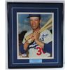 Image 1 : MAURY WILLS AUTOGRAPHED 8 X 10 PHOTO (PSA/DNA H69664) - Framed