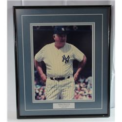 JOHNNY MIZE AUTOGRAPHED 8 X 10 PHOTO Custom Matte/Frame 12 x 14