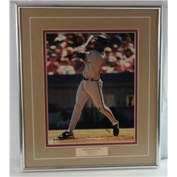 FRED McGRIFF AUTOGRAPHED 8 X 10 PHOTO Custom Matte/Frame 12 x 14
