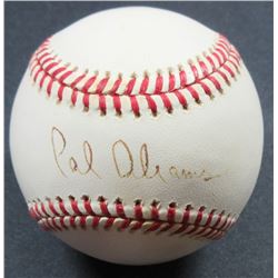 Cal Abrams Autographed ONL Baseball, Deceased