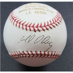 Detroit Tigers Magglio Ordonez Autographed OML Baseball