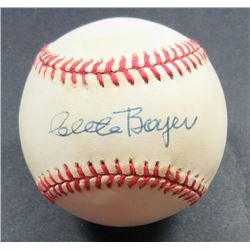 CLETE BOYER - Official "Bobby Brown" Signed Autograph Baseball