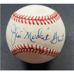 JIM "MUDCAT" GRANT AUTOGRAPHED OAL BASEBALL