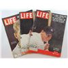 Image 1 : 3 - Mickey Mantle Life Magazine 1965 & 2-1956 w/ NAME TAGS
