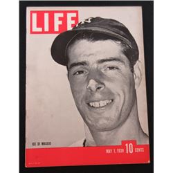 Joe DiMaggio cover Complete Life magazine May 1, 1939 NO mailing label