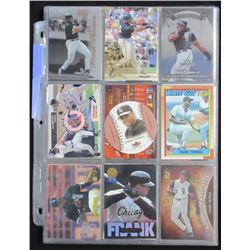FRANK THOMAS BASEBALL CARD COLLECTION - 100 CARDS - ROOKIE & PREMIUM CARDS