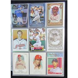 OVER 260 BASEBALL SUPERSTAR CARDS - MODERN NAMES - SIZEMORE, SANTANA, HAMILTON,