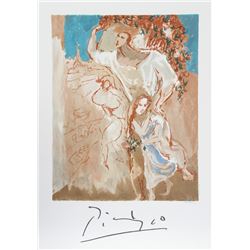 Pablo Picasso, Etude de Personnages (Etude pour Composition: Les Paysans), Lithograph