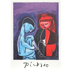 Pablo Picasso, Deux Enfants Claude et Paloma, Lithograph