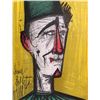 Image 1 : Bernard Buffet, Clown (Yellow), Lithograph