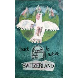 Travel Poster Back to Nature - Switzerland, Poster