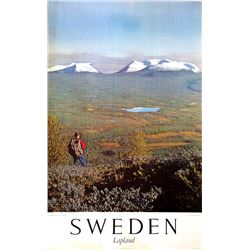 Travel Poster Sweden, Laplands, Poster