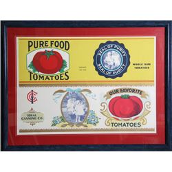 Barbara Cesery, Pure Food Tomatoes, Serigraph