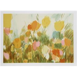 Joan Paley, Day Flowers, Lithograph