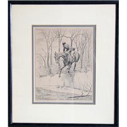 Edward King, Blood Will Tell, Lithograph