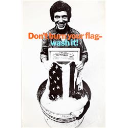 George Lois, Dont Burn Your Flag, Wash It, Poster