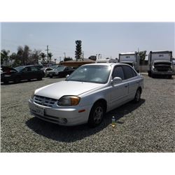 03 Hyundai Accent 4dr Sedan - ADT - NR