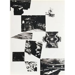 Lowell Blair Nesbitt, Apollo Mission: Panorama - Cape Kennedy 1969, Silkscreen