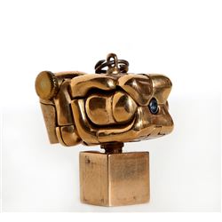 Miguel Berrocal, Micro Maria (Opus 121), Bronze Puzzle Sculpture