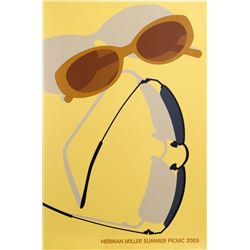 Stephen Frykholm, Sunglasses, Herman Miller Summer Picnic Poster