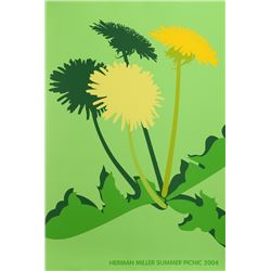 Stephen Frykholm, Dandelions, Herman Miller Summer Picnic Poster