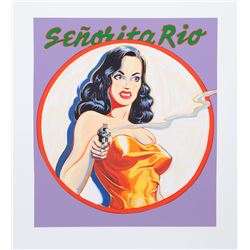 Mel Ramos, Senorita Rio, Lithograph