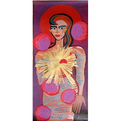 Elvira Bach, Standing Woman with Red Hair, Serigraph