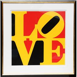 Robert Indiana, The German LOVE, Serigraph