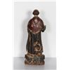 Image 3 : Religious Figure II, Hand-Carved and Painted Wood Sculpture