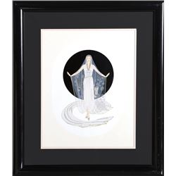 Erte, White Gown, Poster