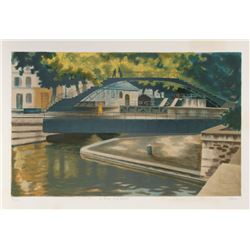 Laurent Marcel Salinas, Canal, Lithograph