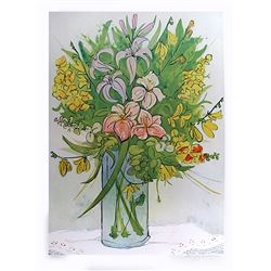 Jennifer Bennington, Summer Flowers, Lithograph