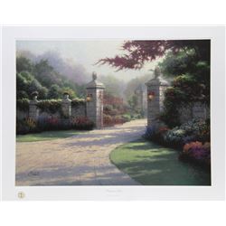 Thomas Kinkade, Summer Gate, Offset Lithograph