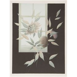 Robert Kipniss, Studio Flowers, Lithograph