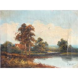 Edward Heaton, Landscape, Oil Painting