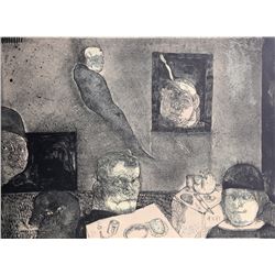 Jose Luis Cuevas, Comedor, Lithograph