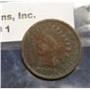 Image 1 : 1. 1909 Indian Head Cent. F-12.
