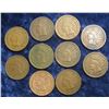 Image 1 : 8. Pack of 10 Indian Head Cents 1899 thru 1908.