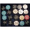 Image 1 : 43. Group of Plastic Scalloped edge Tokens from "Bears Den Fond Du Lac Wis." Various denominations. 