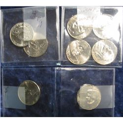 45. Group of (8) U.S. Nickels dating 2004-2006. All Gem BU and in plastic flips.