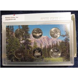 50. 2004 Six-Piece Westward Journey Nickel Series Coin Set in special case and original box of issue