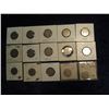Image 1 : 76. Flock of (15) Canada Nickels dating 1922-34. Includes: (2) 1922 F & EF, (2) 1927 F-12, (3) 1928 
