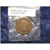 Image 1 : 102. 1849 U.S. Large Cent minted the year of the Gold Rush. VG with a rim bruise.