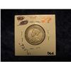 Image 2 : 108. 1917 C Newfoundland, Canada Silver Quarter. F-12.