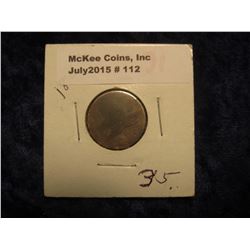 112. 1857 U.S. Flying Eagle Cent. AG-3.